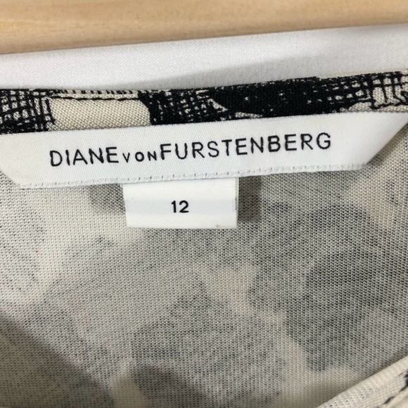 Diane von Furstenberg Odea Silk Jersey Dress 12 - Picture 6 of 6
